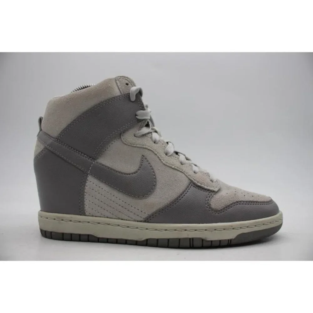 Nike Dunk Sky Women's Size 6.5 High Hidden Wedge Sneakers Canyon Gray